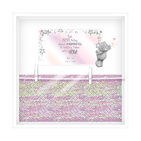 Best Memories Sequin Peg Photo Clip Me to You Bear Frame £7.99